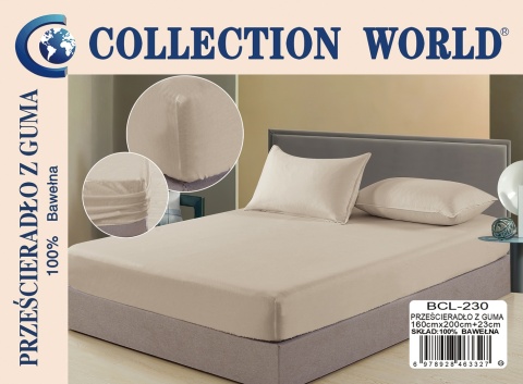 Prześcieradła bawełniane z gumką 90x200cm BCL-230